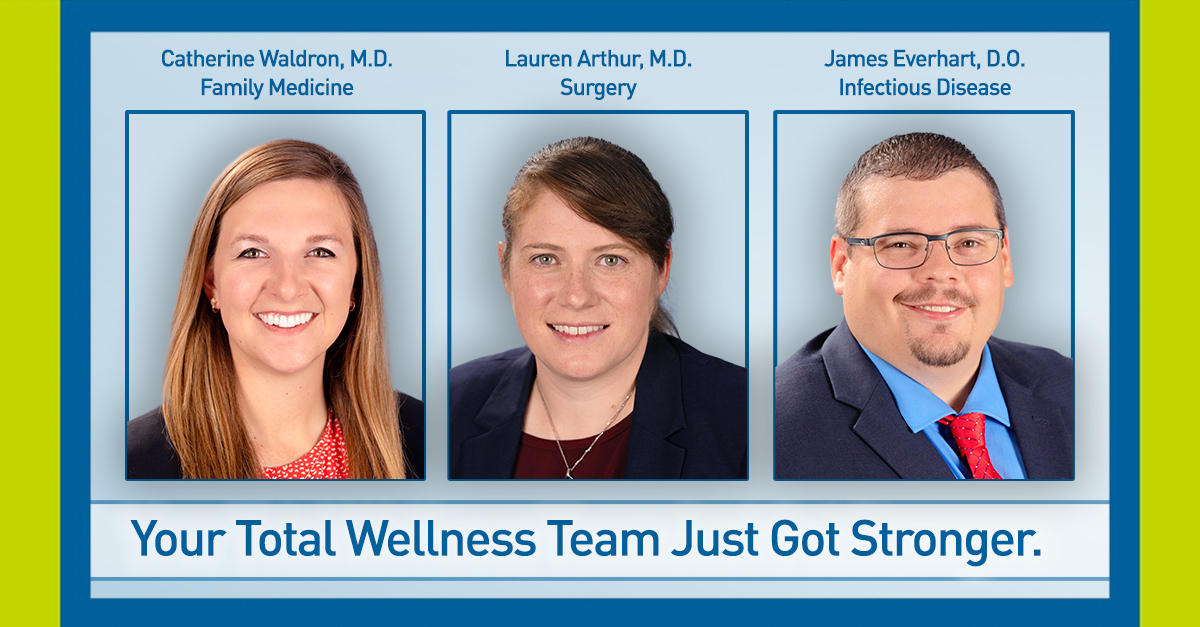 Welcome Drs. Waldron, Arthur, and Everhart to the practice